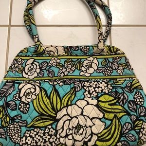 Vera Bradley Bowler Satchel in Island Blooms
